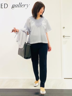 「UNTITLED（アンタイトル）のアイテム」を使った、めいさん（レディース・160cm）の夏コーディネート