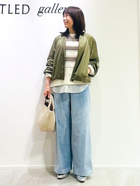 「UNTITLED（アンタイトル）のアイテム（アクセサリー）」を使った、めいさん（レディース・160cm）の秋コーディネート