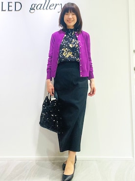 「UNTITLED（アンタイトル）のアイテム（アクセサリー）」を使った、めいさん（レディース・160cm）の秋コーディネート