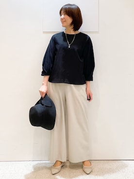 「Reflect（リフレクト）のアイテム（帽子）」を使った、めいさん（レディース・160cm）の春コーディネート