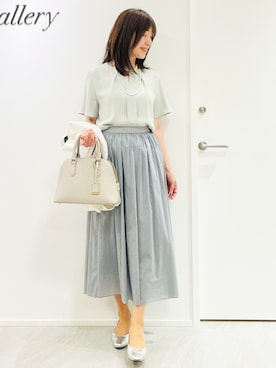 「UNTITLED（アンタイトル）のアイテム」を使った、めいさん（レディース・160cm）の夏コーディネート