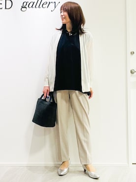 「Reflect（リフレクト）のアイテム（トップス）」を使った、めいさん（レディース・160cm）の夏コーディネート