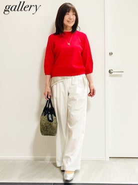 「UNTITLED（アンタイトル）のアイテム」を使った、めいさん（レディース・160cm）の春コーディネート