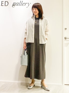 「MILOS（ミロス）のアイテム」を使った、めいさん（レディース・160cm）の秋コーディネート
