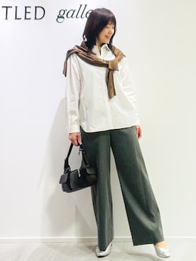 「UNTITLED（アンタイトル）のアイテム（アクセサリー）」を使った、めいさん（レディース・160cm）の秋コーディネート