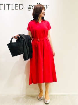 「Reflect（リフレクト）のアイテム」を使った、めいさん（レディース・160cm）の夏コーディネート