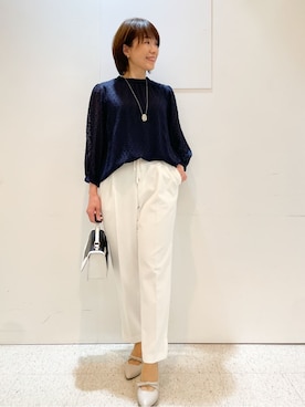 「Reflect（リフレクト）のアイテム（トップス）」を使った、めいさん（レディース・160cm）の春コーディネート