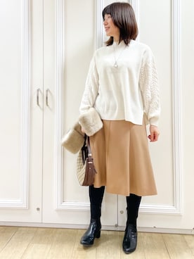 めいさん(レディース・160cm)の冬コーディネート
