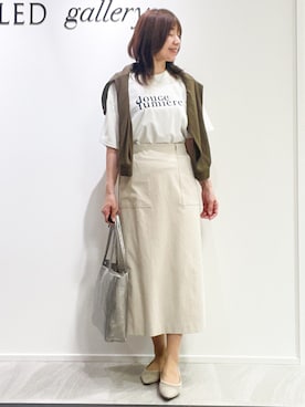 「UNTITLED（アンタイトル）のアイテム」を使った、めいさん（レディース・160cm）の夏コーディネート