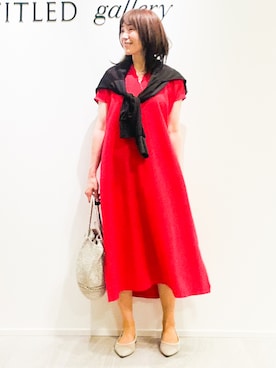 「UNTITLED（アンタイトル）のアイテム」を使った、めいさん（レディース・160cm）の夏コーディネート