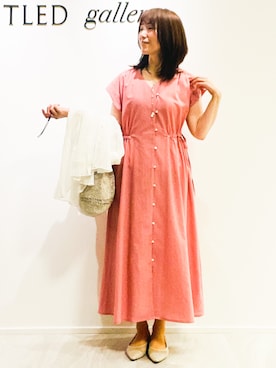 「Reflect（リフレクト）のアイテム（トップス）」を使った、めいさん（レディース・160cm）の夏コーディネート