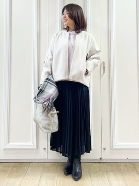 「Reflect（リフレクト）のアイテム」を使った、めいさん（レディース・160cm）の春コーディネート