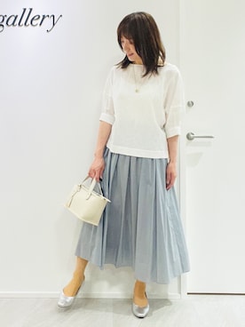 「UNTITLED（アンタイトル）のアイテム」を使った、めいさん（レディース・160cm）の夏コーディネート