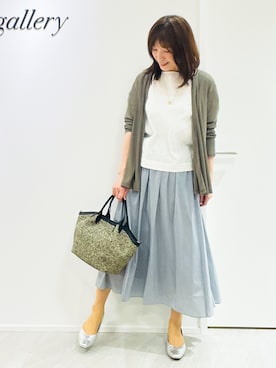 「Reflect（リフレクト）のアイテム」を使った、めいさん（レディース・160cm）の夏コーディネート