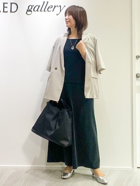「UNTITLED（アンタイトル）のアイテム（アクセサリー）」を使った、めいさん（レディース・160cm）の秋コーディネート