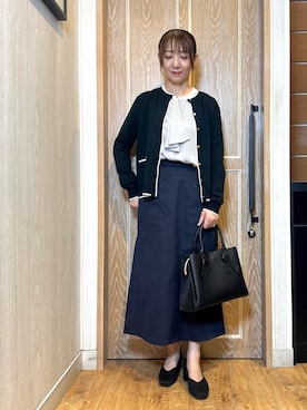 「50代コーデ」｜KAORIさん（レディース・157cm）の秋コーディネート