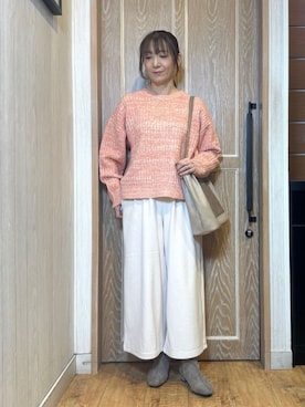 「DRESKIP（ドレスキップ）のアイテム」を使った、KAORIさん（レディース・157cm）の冬コーディネート