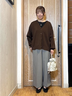 「50代コーデ」｜KAORIさん（レディース・157cm）の秋コーディネート