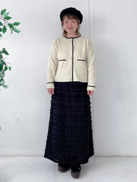「ITS'DEMO（イッツデモ）のアイテム」を使った、tamiさん（レディース・153cm）の冬コーディネート