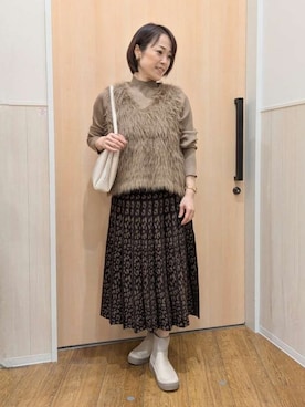 Kさん（レディース・153cm）の秋コーディネート
