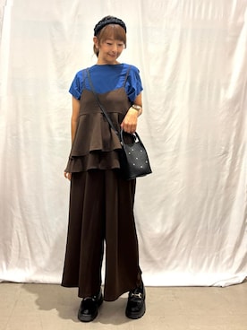 ふくまるさん（レディース・159cm）の秋コーディネート