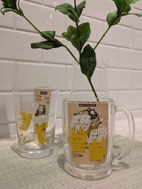 「212 KITCHEN STORE（トゥワントゥキッチンストア）のマグ 乾杯（Glass / cups / tumbler、その他）」を使った、HARUさん（レディース）の夏コーディネート