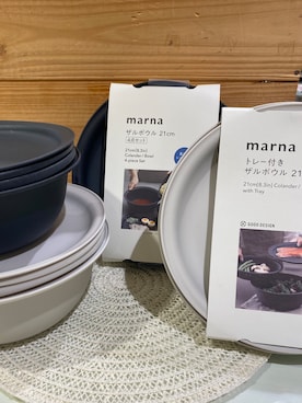「212 KITCHEN STORE（トゥワントゥキッチンストア）のきほんの道具 ザルボウル４点セット 18cm DGY ＜marna  マーナ＞（Kitchen tool、その他）」を使った、HARUさん（レディース）の春コーディネート