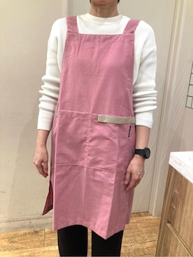 「アイテム（エプロン）」を使った、htm.さん（レディース・165cm）の冬コーディネート