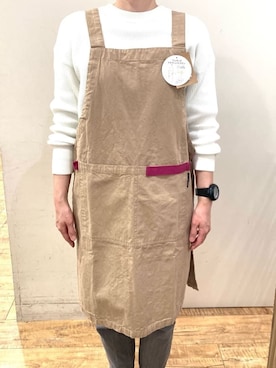 「アイテム（エプロン）」を使った、htm.さん（レディース・165cm）の冬コーディネート