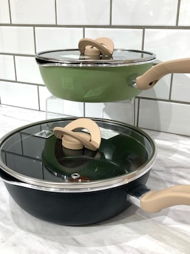 「アイテム（食器/キッチン）」を使った、htm.さん（レディース・100cm）の秋コーディネート
