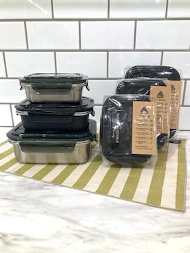 「アイテム（お弁当箱）」を使った、htm.さん（レディース・100cm）の春コーディネート