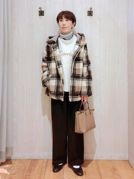 Ribさん(レディース・163cm)の冬コーディネート