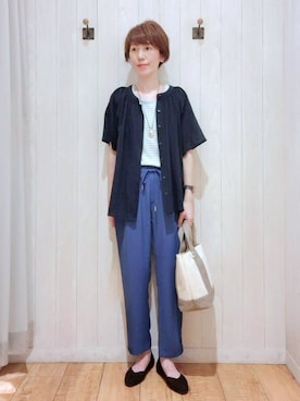 Ribさん(レディース・163cm)の夏コーディネート