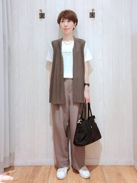 Ribさん(レディース・163cm)の夏コーディネート