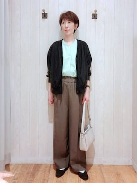 Ribさん(レディース・163cm)の春コーディネート