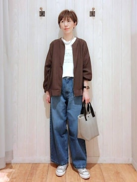 Ribさん(レディース・163cm)の秋コーディネート