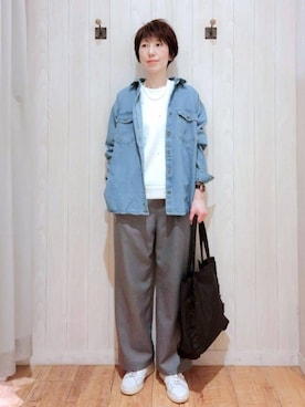 Ribさん（レディース・163cm）の春コーディネート
