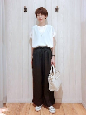 Ribさん（レディース・163cm）の夏コーディネート