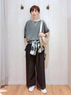 Ribさん(レディース・163cm)の秋コーディネート