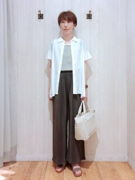 Ribさん(レディース・163cm)の夏コーディネート