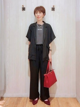 Ribさん(レディース・163cm)の夏コーディネート