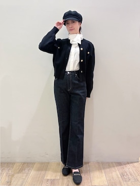 「smart pink（スマートピンク）のアイテム」を使った、RINさん（レディース・170cm）の冬コーディネート