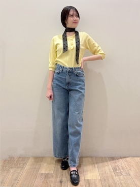 「index（インデックス）のアイテム（トップス）」を使った、RINさん（レディース・170cm）の春コーディネート