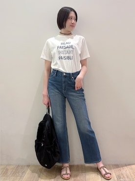 「smart pink（スマートピンク）のアイテム」を使った、RINさん（レディース・170cm）の春コーディネート