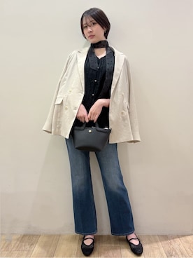 「SOUP（スープ）のアイテム」を使った、RINさん（レディース・170cm）の春コーディネート