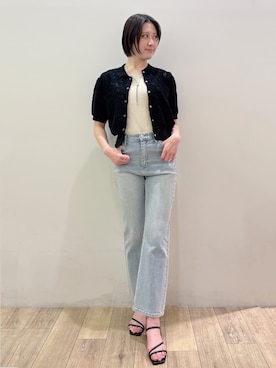 「smart pink（スマートピンク）のアイテム」を使った、RINさん（レディース・170cm）の春コーディネート