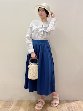 RINさん（レディース・170cm）の春コーディネート