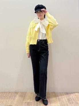 「smart pink（スマートピンク）のアイテム」を使った、RINさん（レディース・170cm）の冬コーディネート