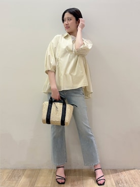 「smart pink（スマートピンク）のアイテム」を使った、RINさん（レディース・170cm）の春コーディネート