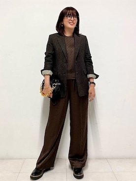 Sawaさん（レディース・166cm）の秋コーディネート